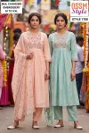 1749 And 1750 By Ossm Style Mul Chanderi Kurtis Set Size Combo 